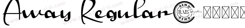 Away Regular字体转换